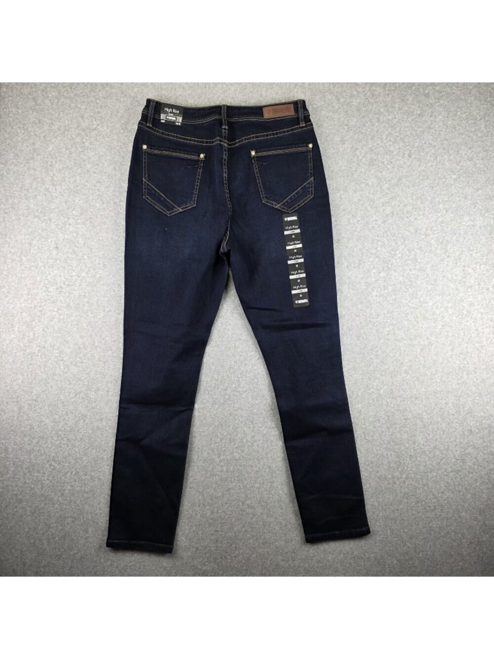 Rock & Roll Denim Jeans Womens 32 High Rise Skinny Button Fly Stretch NWT